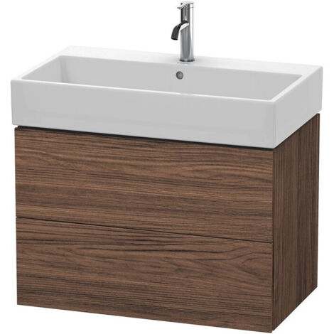 L-CUBE mobile lavabo 544x784x459mm noce scuro