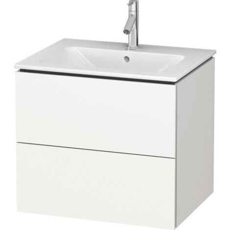 L-CUBE mobile lavabo 620x481x550mm bianco opaco