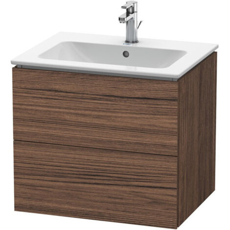 L-CUBE mobile lavabo 620x481x550mm noce scuro