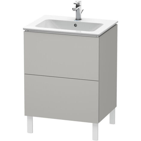 L-CUBE mobile lavabo 620x481x704mm cemento