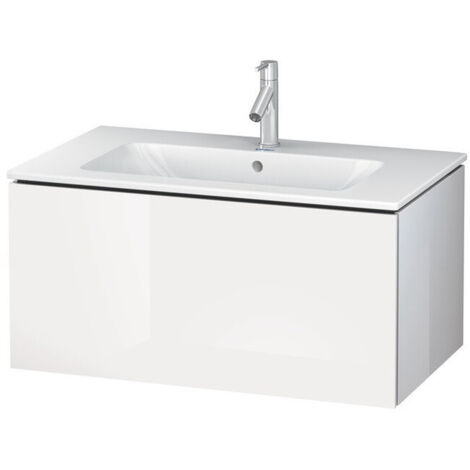 L-CUBE mobile lavabo 820x481x400mm noce scuro