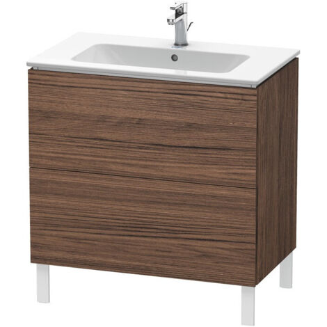 L-CUBE mobile lavabo 820x481x704mm noce scuro