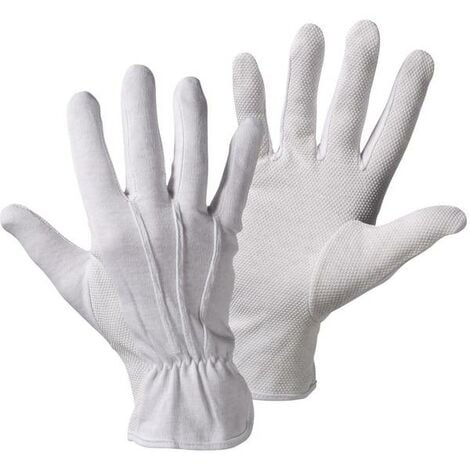 Guanti in cotone bianco per la cura delle mani, da lavoro, senza pelucchi,  extra large, 12 paia : : Fai da te