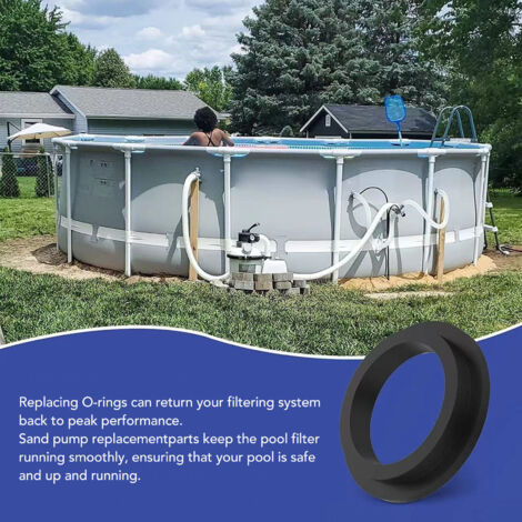 L-förmige Dichtung für Sandfilterpumpen mit 8 O-Ringen für Austausch und Kompatibilität 26323CA/26323EH/26331