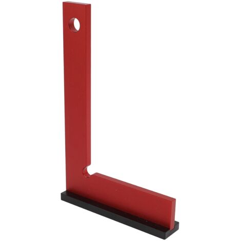 L-förmiger mechanischer Winkel, Aluminium, 6,14 x 3,94 Zoll, für 90°-Messungen in der Holzbearbeitung