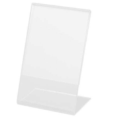 L-förmiger, transparenter Acryl-Fotohalter für Instax Mini, freistehender Halter für 3-Zoll-Mini 8/7s/25/50s/90/9
