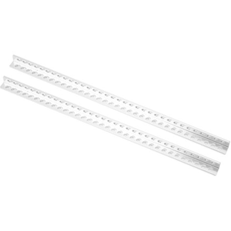 L-förmiges Aluminiumprofil, 2 Stück, 12x12mm, 34 Löcher, Roboterzubehör (3103-0034-0280)