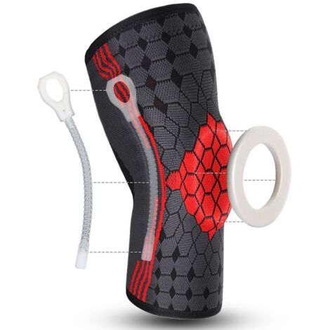 l Genouillre Rotulienne Sport Pro Support Genou Femme/homme, Sangle Rotule Silicone, Maintien Genou Soulage La Douleur Antidrapant Respirant, Geno