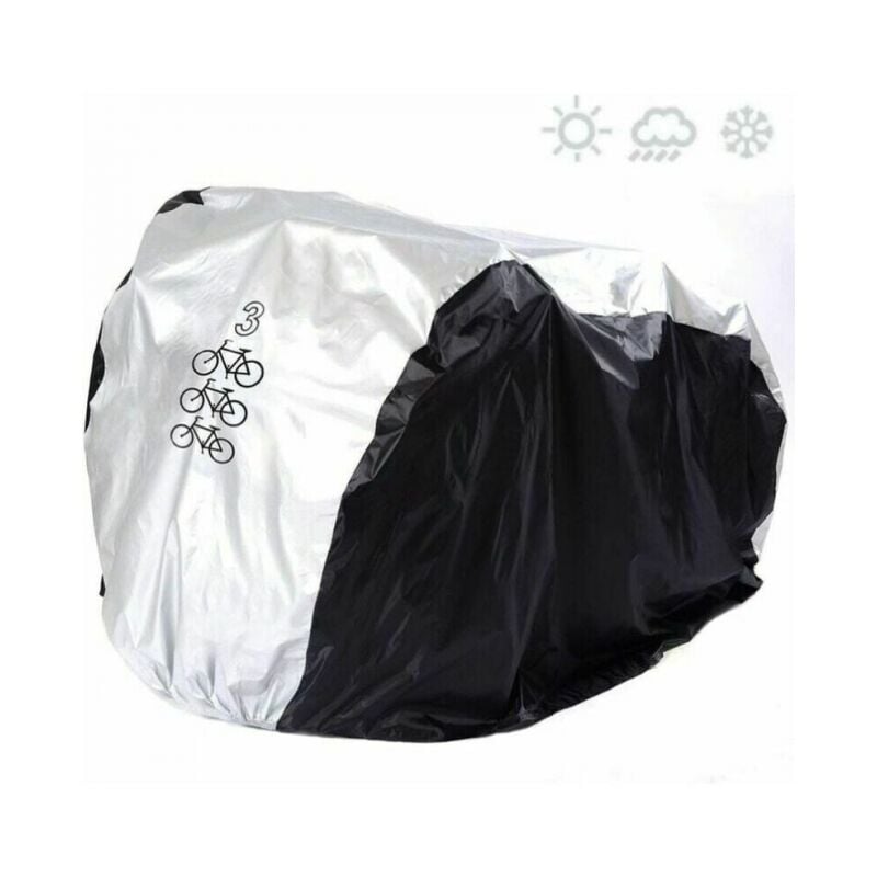 L Housse de vélo pour 3 vélos - Étanche - Résistante à la poussière - Protection uv