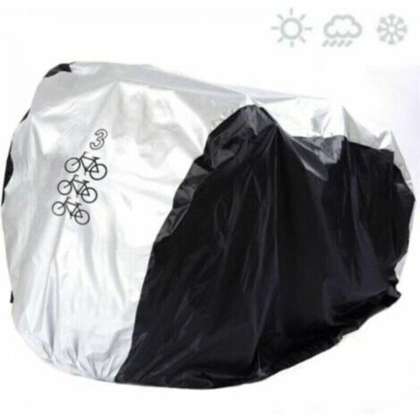 L Housse de vélo pour 3 vélos - Étanche - Résistante à la poussière - Protection UV