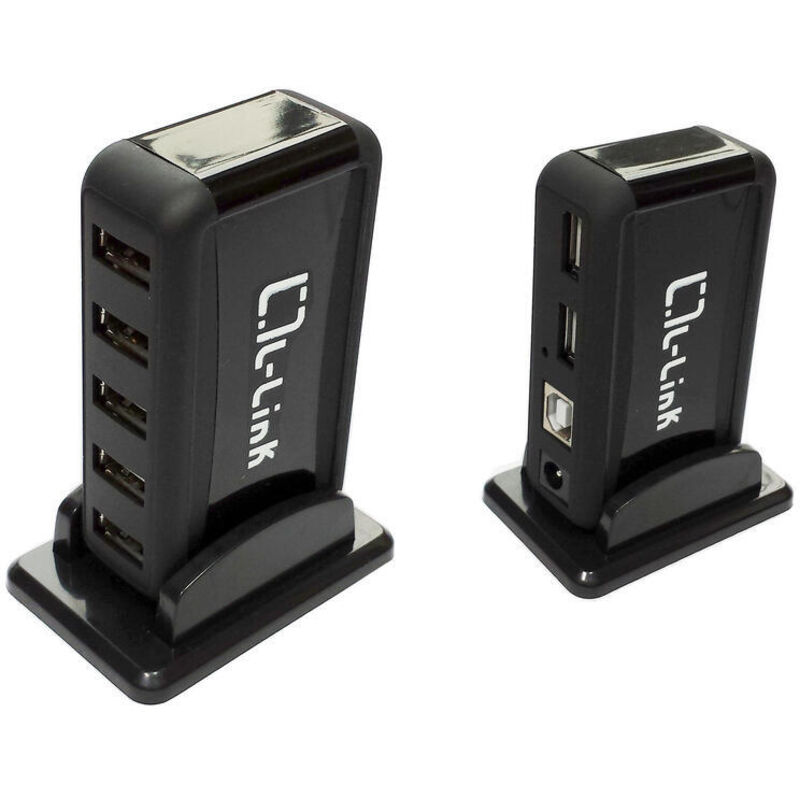 

LL-UH-707L - Hub USB 7 Puertos con alimentacion, Color Negro - L-link