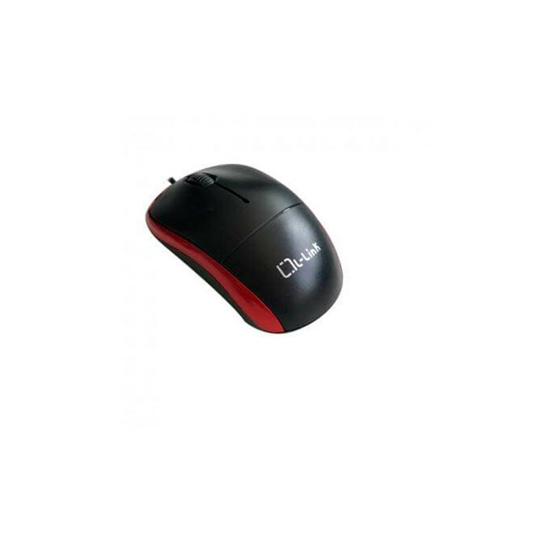 

Raton óptico USB LL-2080-R | Negro/Rojo - L-link