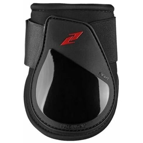 L, Noir: Coussinets arrière de l'articulation du tendon Zandonà ACTION avec fermeture auto-agrippante et confort maximal