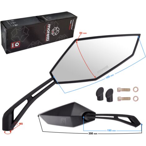 L+R Spiegel (Gewindedurchmesser 8mm) für Energy Scooter mit Homologation