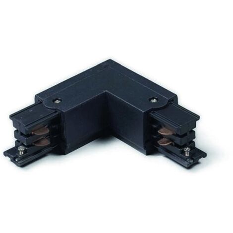 L-Verbinder Außen für 3 Phasenschiene schwarz