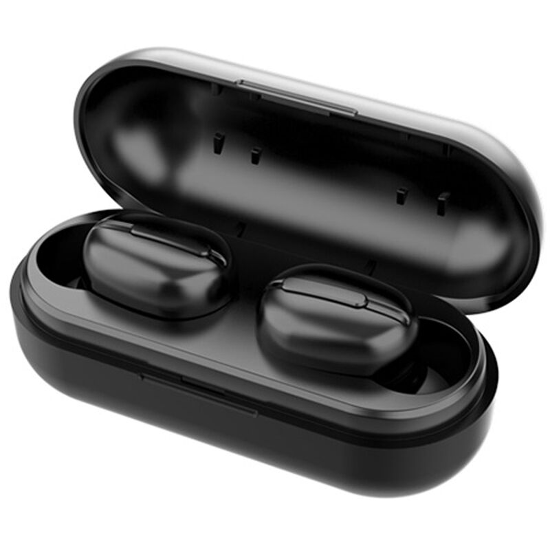 

L13 Mini Bluetooth 5.0 Auriculares Auriculares inalambricos Deportes Auriculares impermeables Auriculares con microfono Caja de carga, Negro