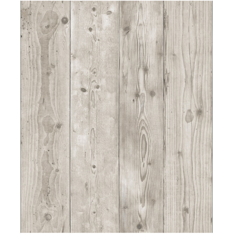 L28507 Papier Peint Vinyle Grainé sur Intissé Planche Tribale Blanche - DECORAMA