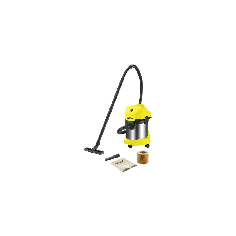 Karcher - L&39aspirateur chariot WD3 Premium aspire les liquides et les solides