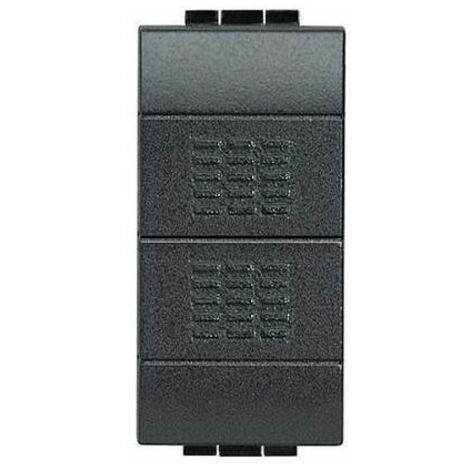 L4037 Botón doble (1 para Sí) + (1 para No) Antracita Livinglight