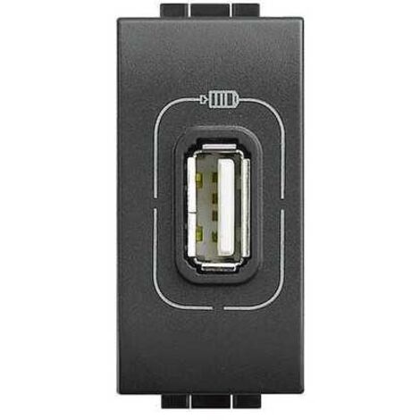 L4285C Cargador con Puerto USB Antracita Livinglight