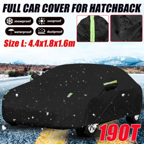 KINGSO L.440 x P.180 x H.160cm Telo copriauto universale 190T grigio Hasaki