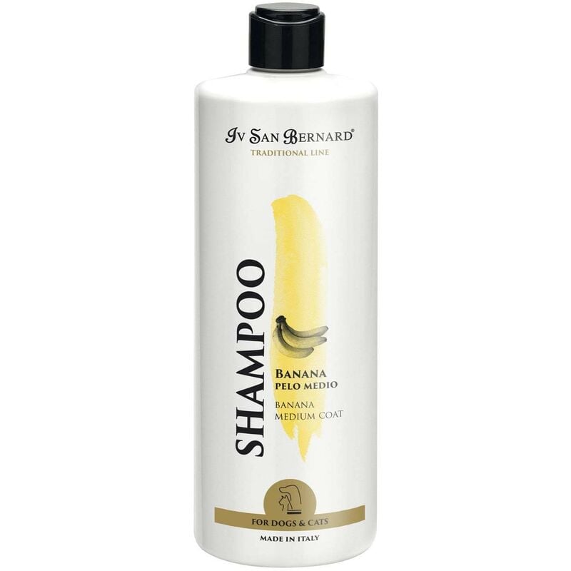 Global Network - La banane middling de chien | Iv San Bernard Shampooing traditionnel | Dog Shampooing 1 litre