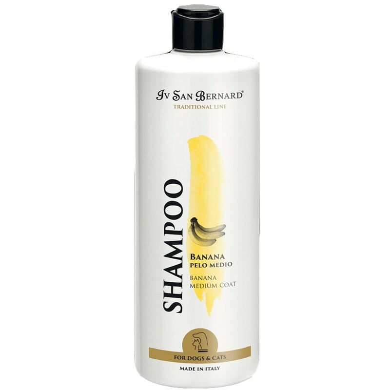 Global Network - La banane middling de chien | Iv San Bernard Shampooing traditionnel | Shampooing chiens 500 ml