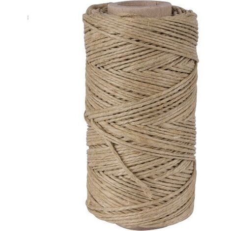 La bobina de cuerda de cáñamo de 80 metros (100 g) es un producto versátil y de alta calidad, ideal para una amplia variedad de aplicaciones. Con su a