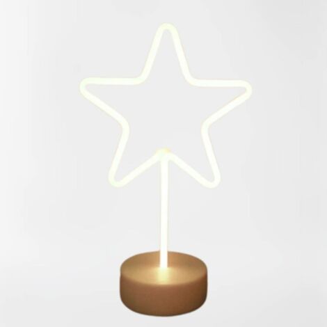 LA BOUTIQUE DE Noël - Estrella luminosa blanca para colocar
