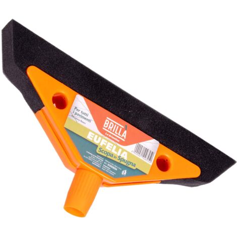 La Briantina Scopa in Spugna per Interni Eufelia, per Catturare Polvere Capelli e Peli, Larghezza 33 cm