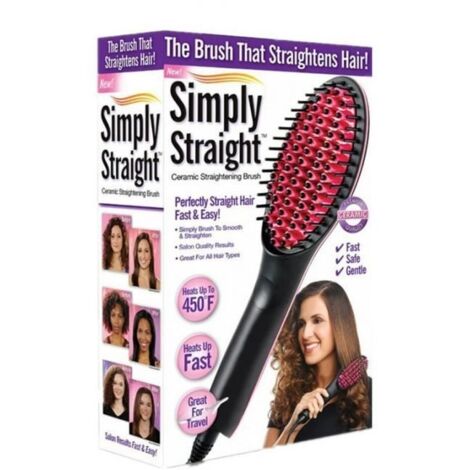 La brosse lissante et chauffante en céramique - Vu à la Télé