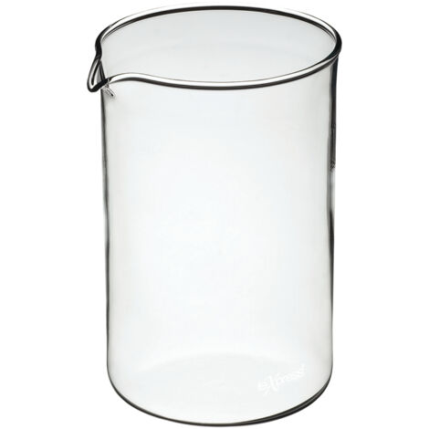 LA CAFETIERE LCB6CUP - Bicchiere in vetro de vetro de ricarica per macchine da caffè de french press, trasparente
