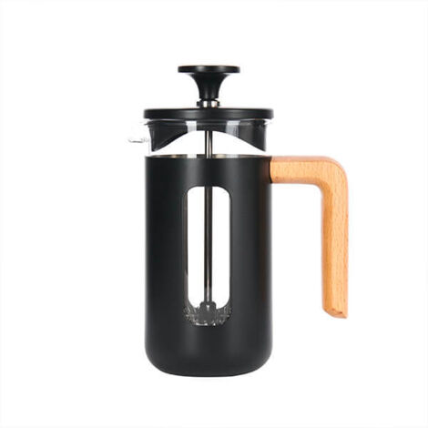 La Cafetiere Pisa 3 Cup Cafetiere Black Wood Handle