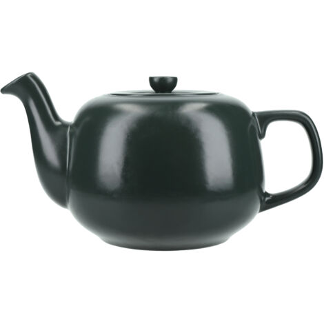 La Cafetière Teiera classica in verde, tradizionale con comodo manico e beccuccio antigoccia de adatta a 4 tazze, adatta a bustine di tè de tè, de pulizia facile, lavabile in lavastoviglie.