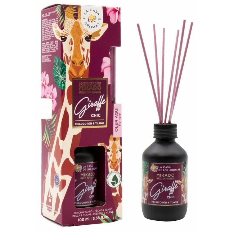

La Casa de los Aromas Varitas Perfumadas La Casa de los Aromas Giraffe Chic Melocotón Ylang Ylang (100 ml)