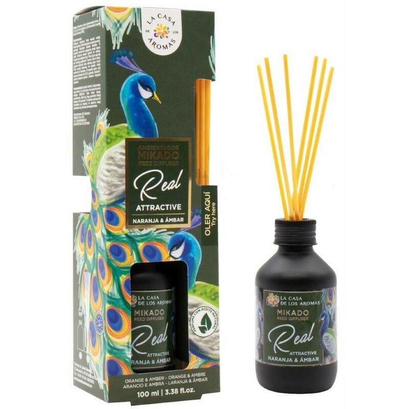 

Varitas Perfumadas Real Attractive Naranja Ambar (100 ml) - La Casa De Los Aromas