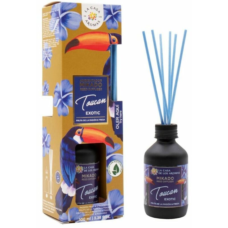 

Varitas Perfumadas Toucan Exotic Fresa Fruta de la Pasión (100 ml) - La Casa De Los Aromas