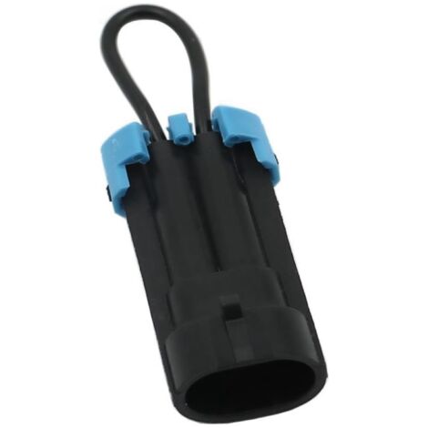 La ceinture de sécurité Polaris UTV (DJ7024-1.5-11) avec attaches de câble contourne la prise de sécurité.