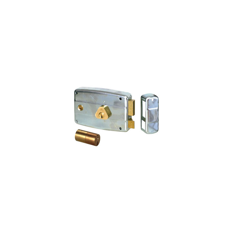 Cisa - iron appl lock, 2M+S cyl/int, galvanisé Art, 50571 E,60 Droite