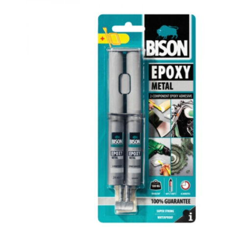 La colle Bison 1585925 Epoxy Metal 24 ml