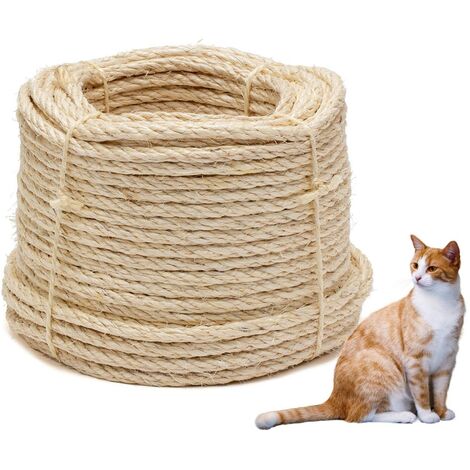 La cordeline 386-50 Corda Sisal Ø 8 mm, Corona da 50 m, Neutro, Ø 8mm-50m