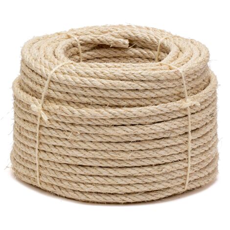 La cordeline 388-50 Corda Sisal Ø 10 mm, Corona da 50 m, Neutro, 50M