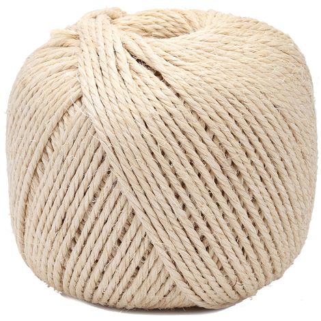 La cordeline CJ102 Gomitolo Spago Sisal Diametro 3 mm x Lunghezza ± 500 m per 2,5 kg