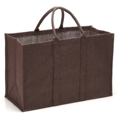 La cordeline CJN50C Borsa Multiuso in Iuta Cioccolato72L 63,0 x 30,0 x 40,0 cm