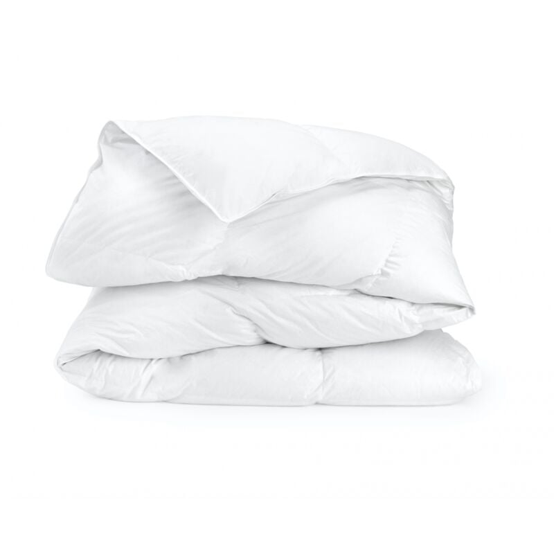 Home Linge Passion - Couette Anti acarien synthétique 350g/m²220X240 cm - Blanc