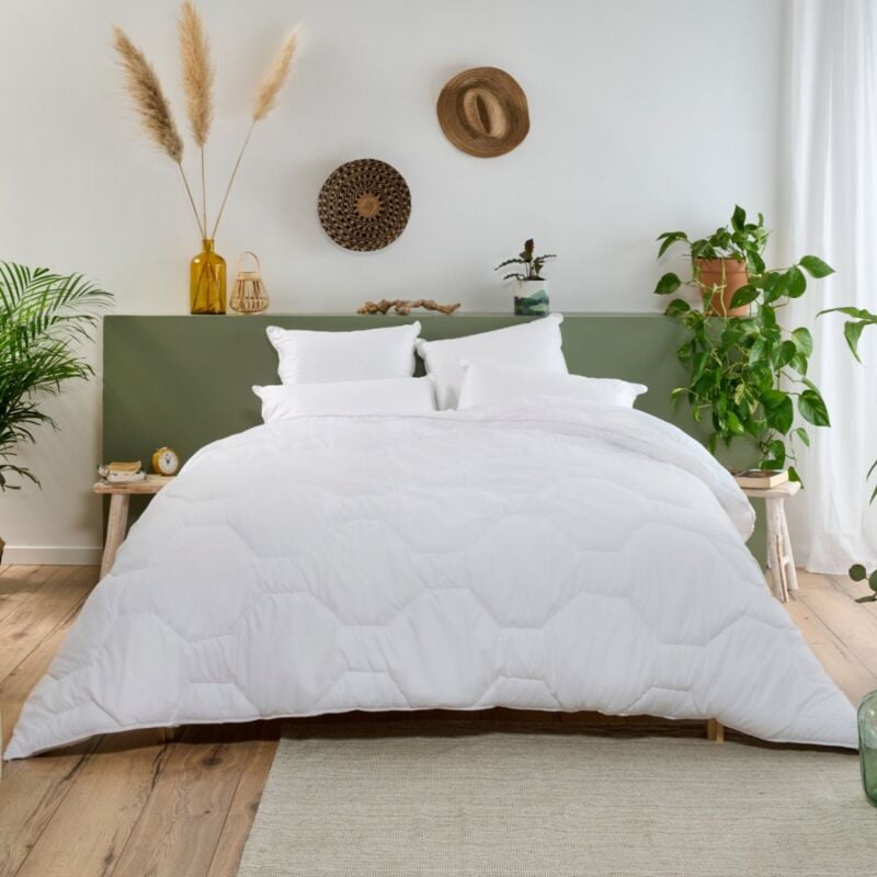 Bleu Calin - Couette Hôtel 500g/m2 - Très Chaude - 140x200cm