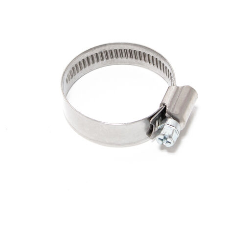 La crémaillère collier de serrage W4 inox largeur 12mm diamètre 25-40mm