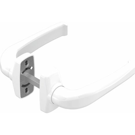 La-Croisee-DS Crystal béquille double aluminium blanc