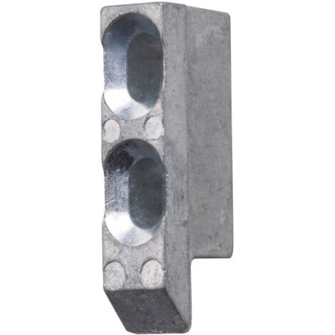 La Croisee Ds – Gâche pour fermeture encastrée – Aluminium brut – Compatible portes coulissantes – Installation simple et sécurisée