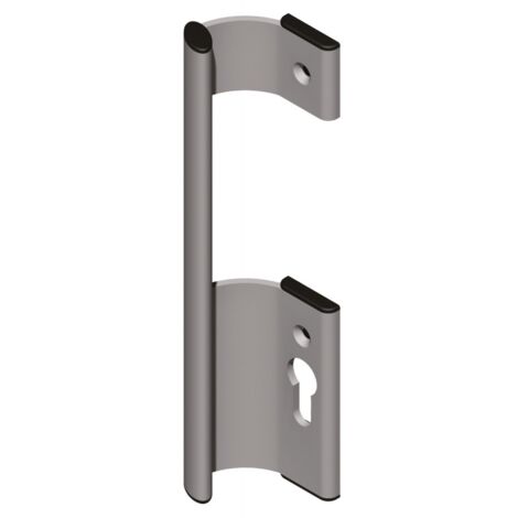 La Croisee Ds – Poignée de porte coulissante laquée noire RAL9005 en aluminium – Bouchons en plastique intégrés – Installation rapide et aisée - DS7247-013